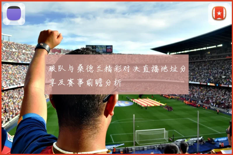 狼队与桑德兰精彩对决直播地址分享及赛事前瞻分析